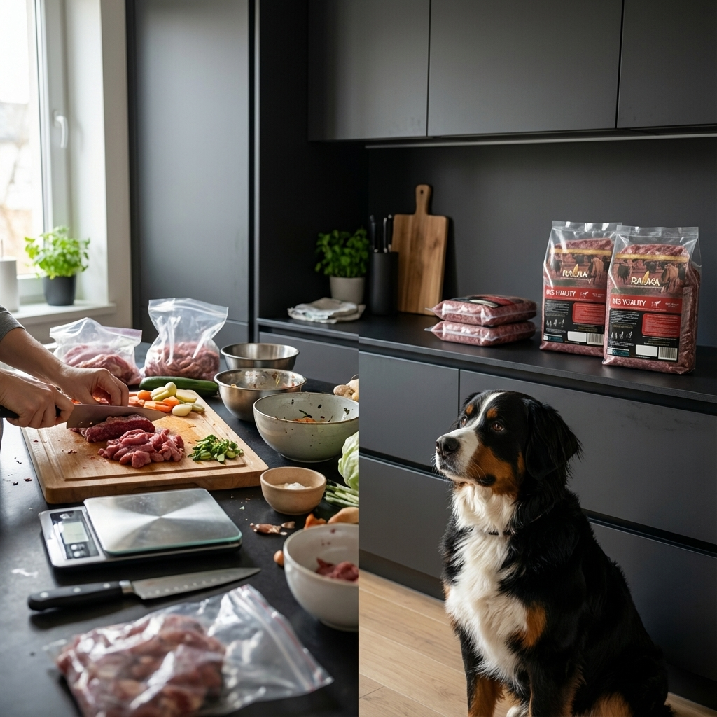 Recetas BARF vs. BARF Comercial: ¿Vale la pena hacerlo en casa?