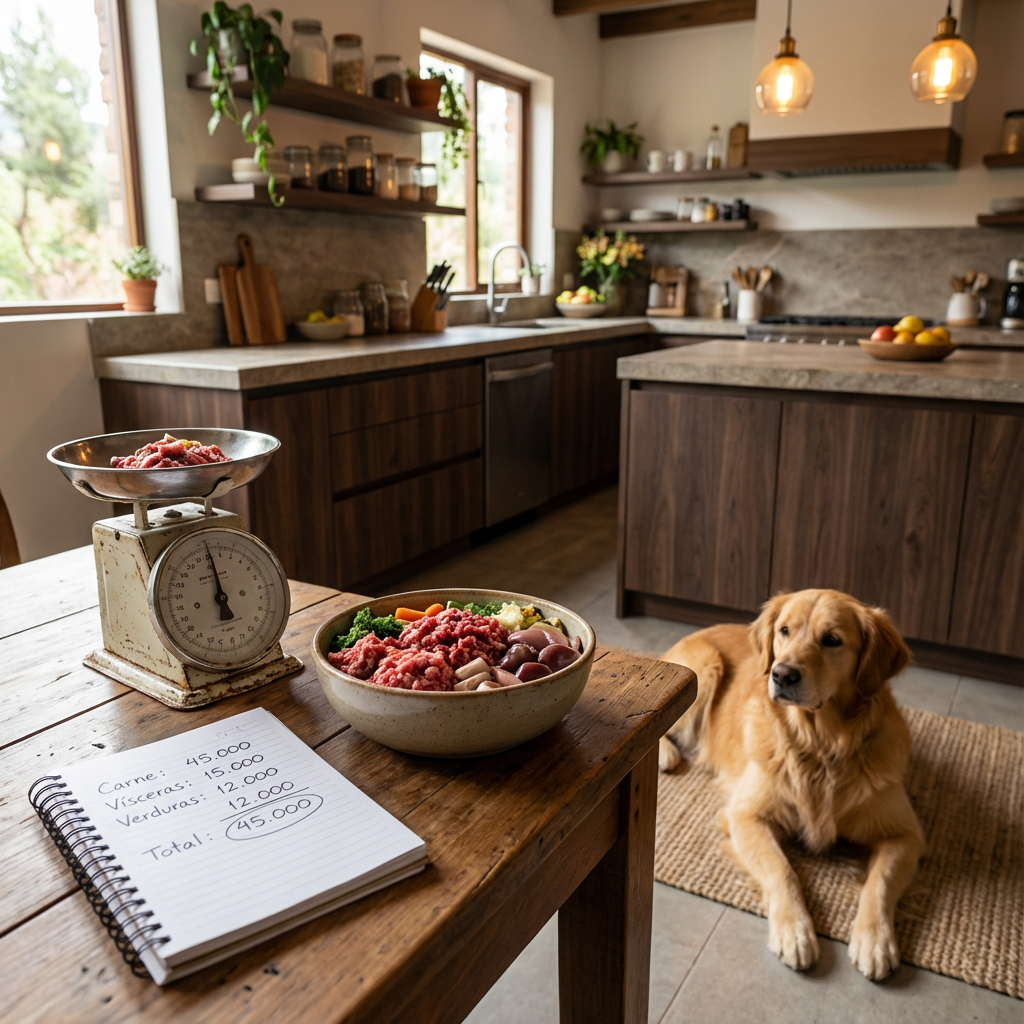 Presupuesto: ¿Cuánto cuesta alimentar a un perro con BARF en Colombia?