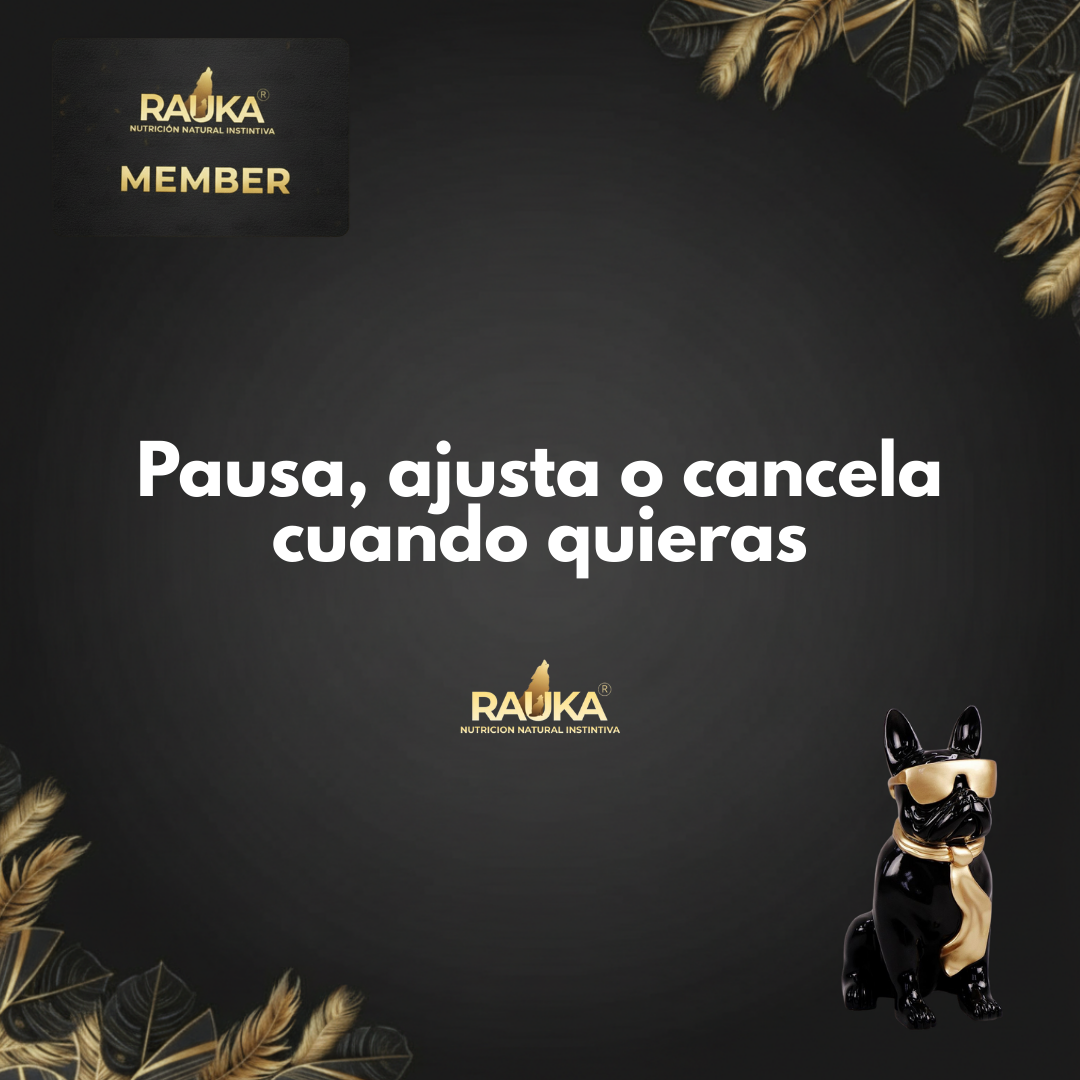 Membresía de Nutrición BARF RAUKA - Rauka