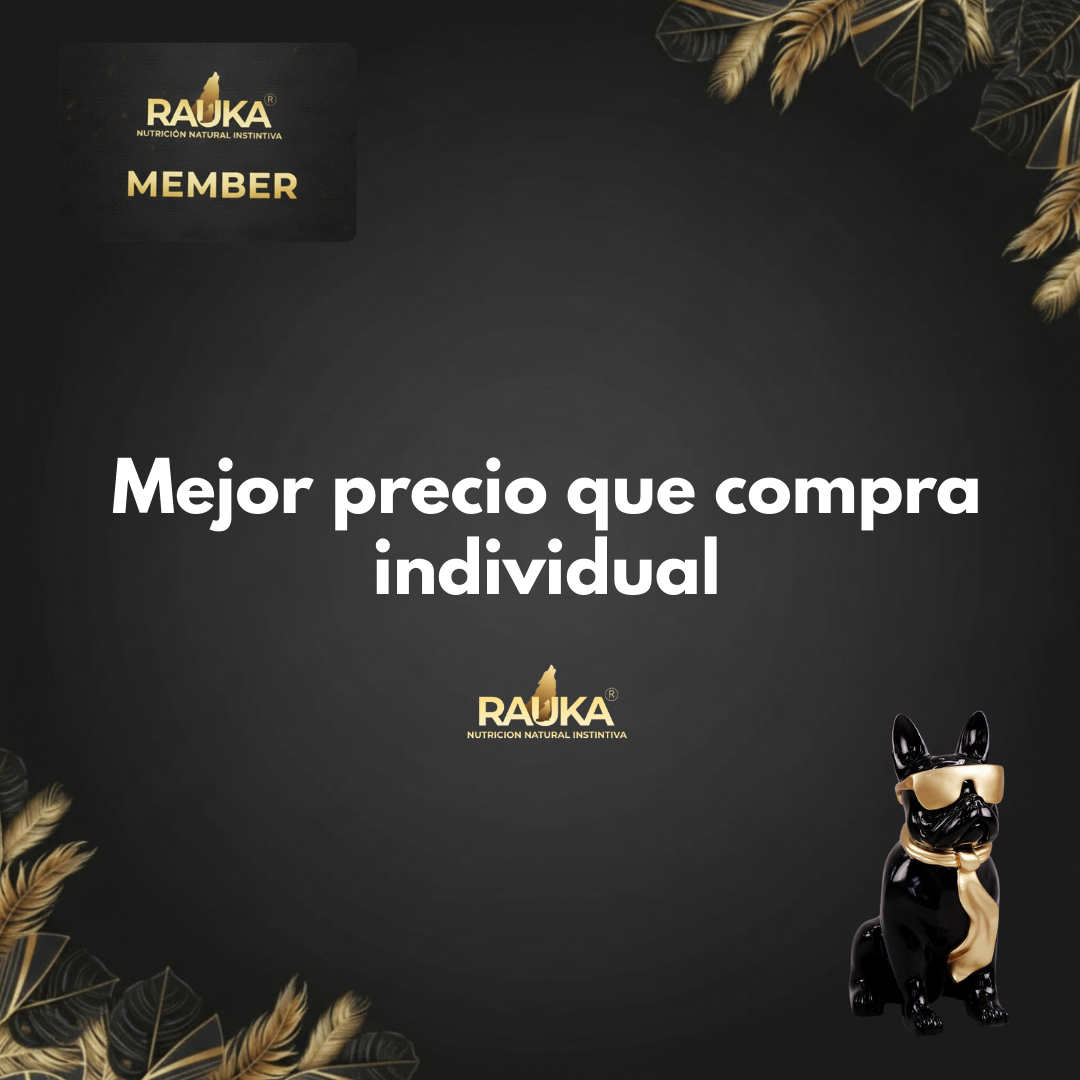 Membresía de Nutrición BARF RAUKA - Rauka