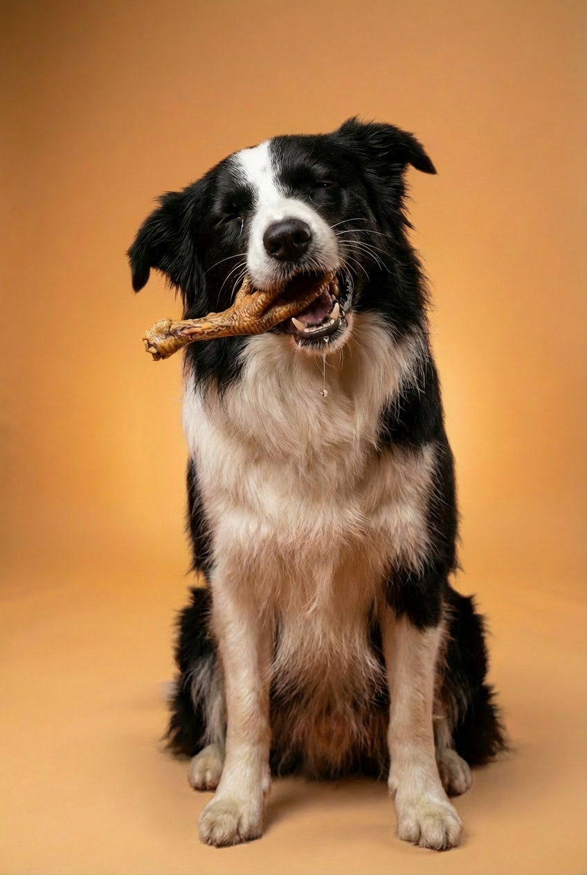 Snack Patas de Pollo Deshidratadas - Colágeno Natural y Limpieza Dental (120g) - Rauka