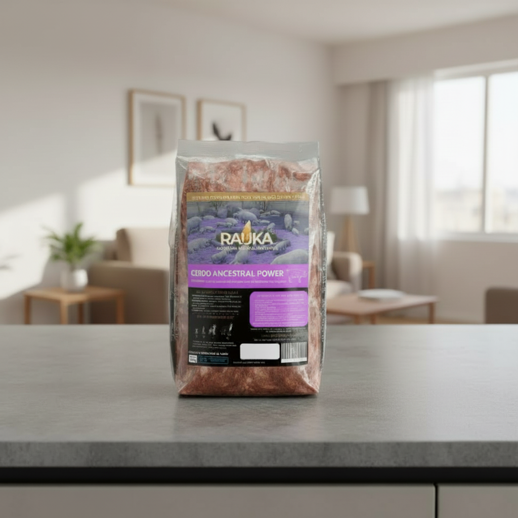 Dieta Barf Cerdo Ancestral Power Pack 1 Kg - Rauka