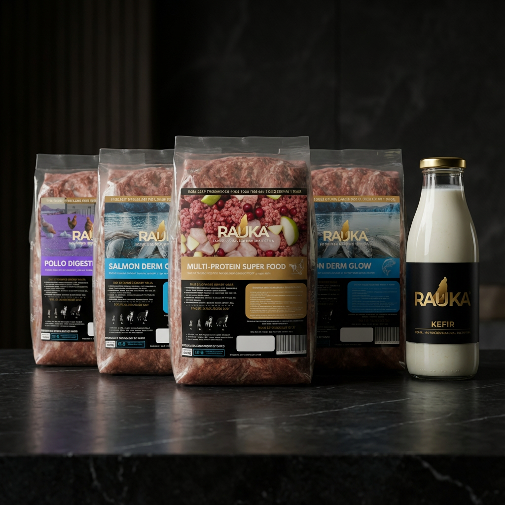 Pack El Instinto del Cazador: Dieta BARF Gatos (5kg) + Kéfir Real - Rauka