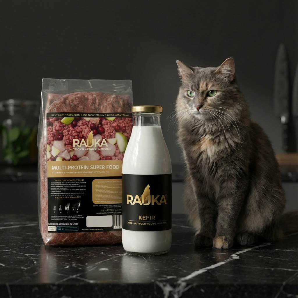 Pack El Instinto del Cazador: Dieta BARF Gatos (5kg) + Kéfir Real - Rauka